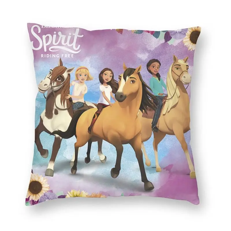 Spirit Riding Free Cartoon Horse Square Pillowcover Home Decorative Cushion Cover Throw Case Pillow for Living Room Sofa
Spirit Riding Free Cartoon Horse Square Pillowcover Home Decorative Cushion Cover Throw Case Pillow for Living Room Sofa