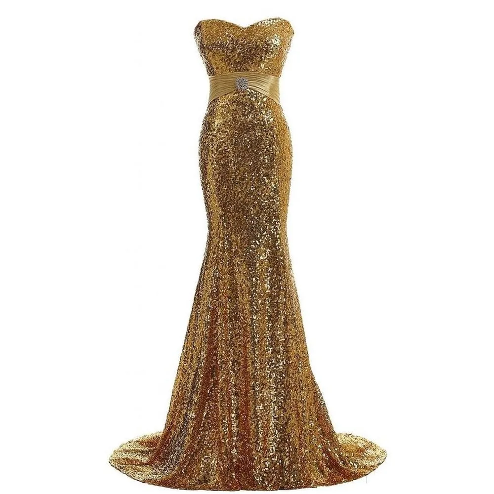 Luxury Mermaid Elegant Gold Sequin Evening Dress Sexy Sweetheart Long Party Prom Dresses Hot Sale 2020 vestido de noiva
Luxury Mermaid Elegant Gold Sequin Evening Dress Sexy Sweetheart Long Party Prom Dresses Hot Sale 2020 vestido de noiva