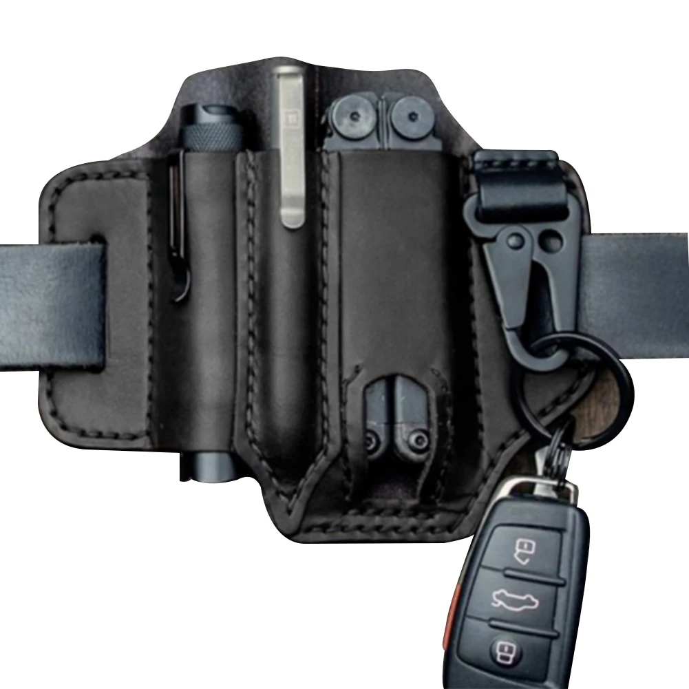 Multitool Leather Sheath Pocket Organizer Storage Belt Waist Bag for Camping for Daily, outdoor Tools Packaging
Multitool Leather Sheath Pocket Organizer Storage Belt Waist Bag for Camping for Daily, outdoor Tools Packaging