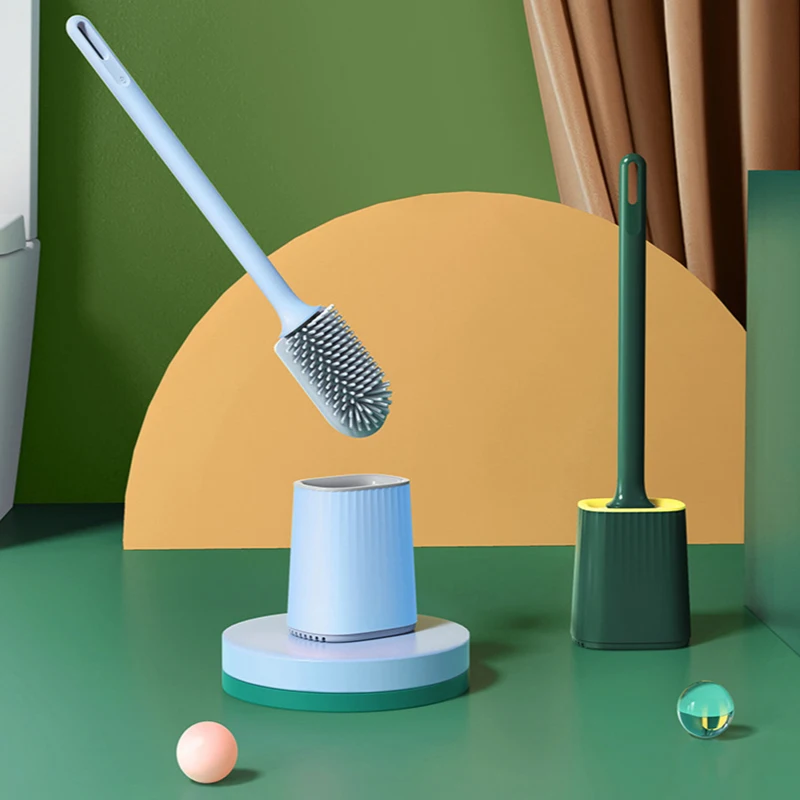 Multifunctional Silicone Toilet Brush and Holder Toilet Cleaning Supplies Tools Waterproof Bathroom Accessories Set No Dead Ends
Multifunctional Silicone Toilet Brush and Holder Toilet Cleaning Supplies Tools Waterproof Bathroom Accessories Set No Dead Ends