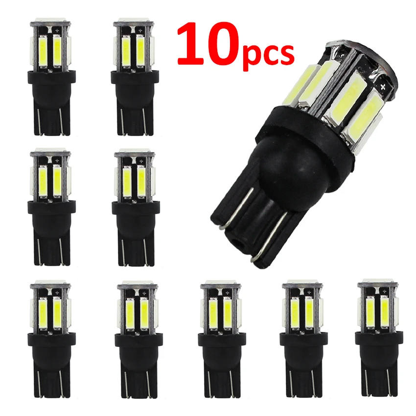 194 t10 W5W led White t10 7020 10SMD LED Wedge Light Bulb Lamp smd t10 led 12V Tail Side Bulb
194 t10 W5W led White t10 7020 10SMD LED Wedge Light Bulb Lamp smd t10 led 12V Tail Side Bulb