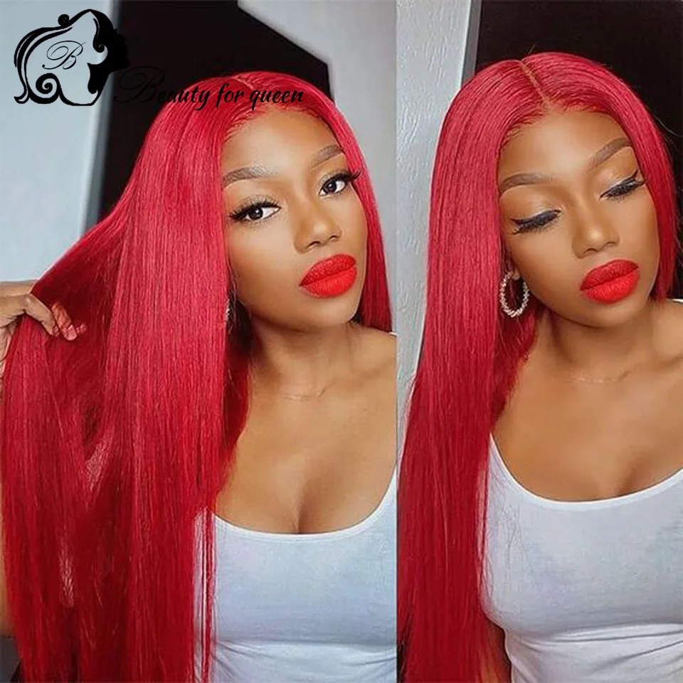 High Quality Transparent Lace Frontal Wigs 13x4 Brazilian Colored Human Hair Wig Red Long Straight Cosplay For Women Wear And Go
High Quality Transparent Lace Frontal Wigs 13x4 Brazilian Colored Human Hair Wig Red Long Straight Cosplay For Women Wear And Go