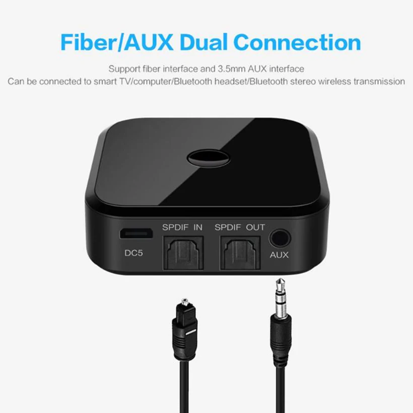 TX16 Bluetooth Receiver Transmitter Audio Apt-x HIFI Wireless Adapter Audio SPDIF Optical Fiber For Smartphone PC TV Headphone
TX16 Bluetooth Receiver Transmitter Audio Apt-x HIFI Wireless Adapter Audio SPDIF Optical Fiber For Smartphone PC TV Headphone