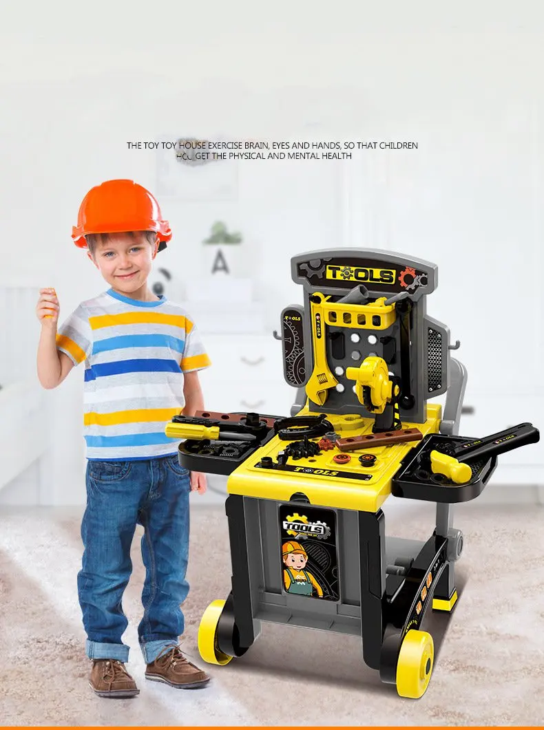 Pretend Toolbox Kit Educational Toys Simulation Repair Tools Drill Plastic Game Learning Engineering Puzzle Toys Gifts For Boy
Pretend Toolbox Kit Educational Toys Simulation Repair Tools Drill Plastic Game Learning Engineering Puzzle Toys Gifts For Boy