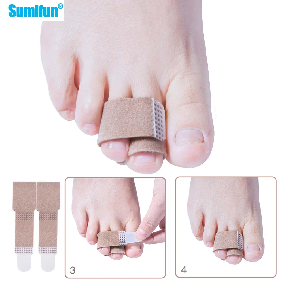 10pcs Velvet Cotton Material Adjustable Toe Separator Toe Splint Straightener Wrap Anti-Slip Brace Hammer Toe Protector Sleeve
10pcs Velvet Cotton Material Adjustable Toe Separator Toe Splint Straightener Wrap Anti-Slip Brace Hammer Toe Protector Sleeve