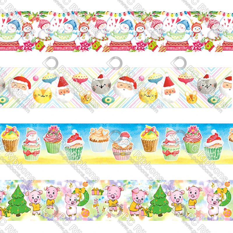 16-75MM Cartoon Christmas Pattern Printed Grosgrain&Satin Ribbon DIY Handmade Materials Christmas Wedding Gift Wrap Tape 50yards
16-75MM Cartoon Christmas Pattern Printed Grosgrain&Satin Ribbon DIY Handmade Materials Christmas Wedding Gift Wrap Tape 50yards