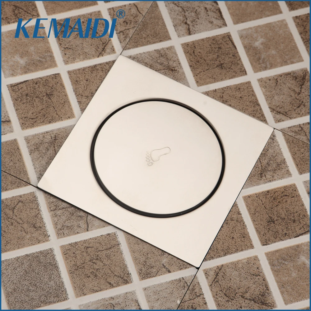 KEMAIDI 15cm Stainless Steel Floor Drain Bathroom Pop Up Drain Building Material New Arrival Square Drainer Bathroom Accessories
KEMAIDI 15cm Stainless Steel Floor Drain Bathroom Pop Up Drain Building Material New Arrival Square Drainer Bathroom Accessories