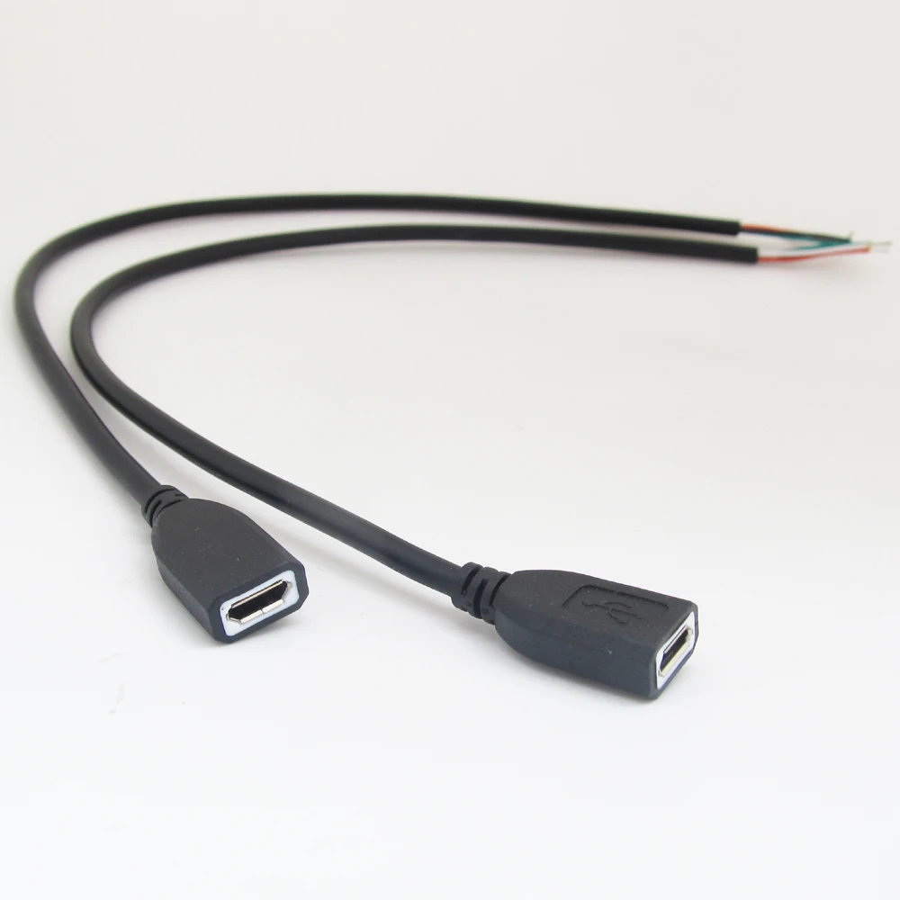 10 шт. 30 см/1 фут Micro 5pin USB гнездовой разъем 4 провода кабель питания отрезок шнур DIY
10 шт. 30 см/1 фут Micro 5pin USB гнездовой разъем 4 провода кабель питания отрезок шнур DIY