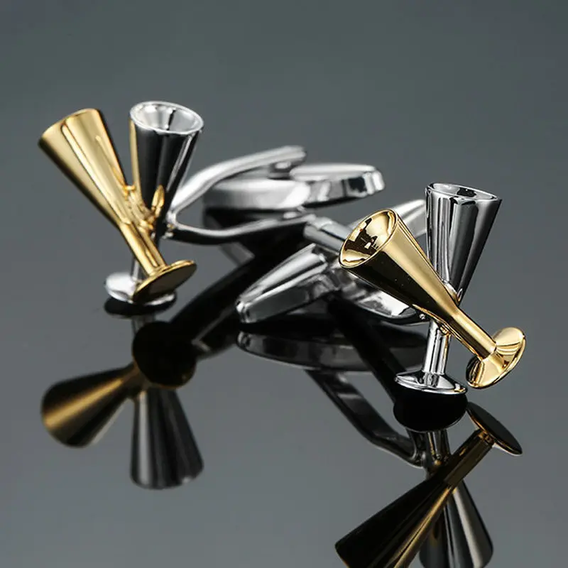 High quality wine cup Cufflinks new fashion brand jewelry Champagne Cup Cufflinks men's shirt suit badge pin gift
High quality wine cup Cufflinks new fashion brand jewelry Champagne Cup Cufflinks men's shirt suit badge pin gift
