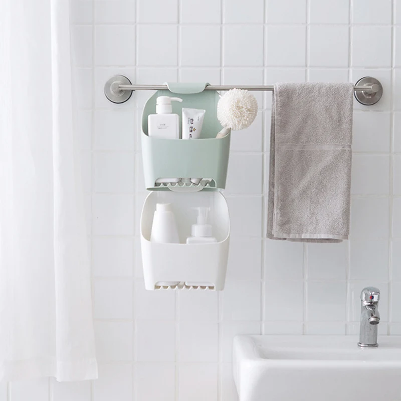 Creative Bathroom Storage Rack Free Punch Hanging Storage Basket Toilet Drainable Household Bathroom Toilet Storage Basket
Creative Bathroom Storage Rack Free Punch Hanging Storage Basket Toilet Drainable Household Bathroom Toilet Storage Basket