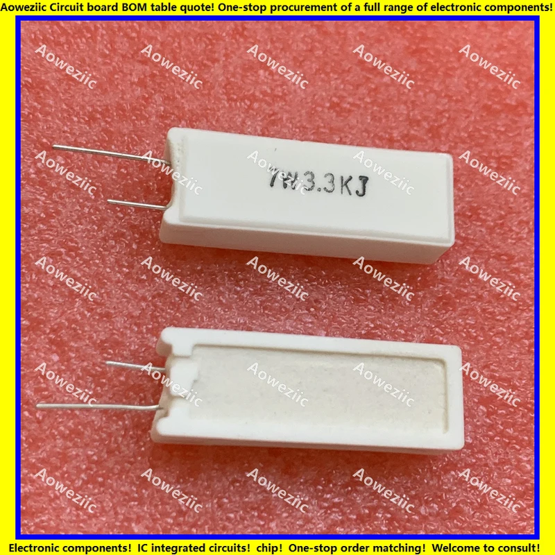 10Pcs/Lot 7W3K3J 7W3.3KJ 7W3300ΩJ RX27-5 SQM Vertical Cement Resistance 7W3300ohm 7W3300R Ceramic Resistance Precision ±5% Power
10Pcs/Lot 7W3K3J 7W3.3KJ 7W3300ΩJ RX27-5 SQM Vertical Cement Resistance 7W3300ohm 7W3300R Ceramic Resistance Precision ±5% Power