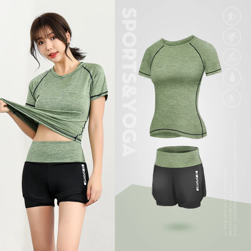 2pcs/set Yoga Sport Suit Girls Short Playsuit Fitness Tights Jumpsuits Costume Gym Tracksuit For Women quick dry Yoga set
2pcs/set Yoga Sport Suit Girls Short Playsuit Fitness Tights Jumpsuits Costume Gym Tracksuit For Women quick dry Yoga set