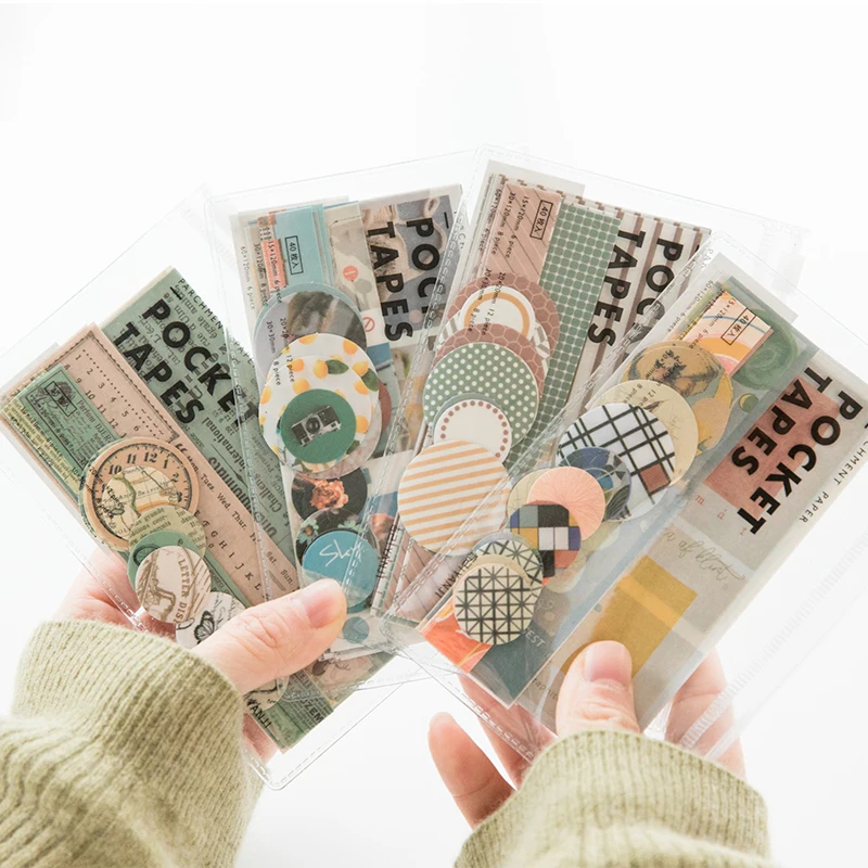 40Pcs/pack Vintage INS Sights Simple Stripe Pocket Tape Stickers DIY Decorative Scrapbooking Bullet Journaling Deco Stickers
40Pcs/pack Vintage INS Sights Simple Stripe Pocket Tape Stickers DIY Decorative Scrapbooking Bullet Journaling Deco Stickers
