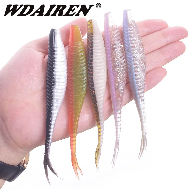 5pcs/Lot Soft Bionic Fish Fork Tail Fishing Lures Pesca 12cm 7g Double Color Silicone Artificial Baits Swimbait Wobblers Tackle
5pcs/Lot Soft Bionic Fish Fork Tail Fishing Lures Pesca 12cm 7g Double Color Silicone Artificial Baits Swimbait Wobblers Tackle