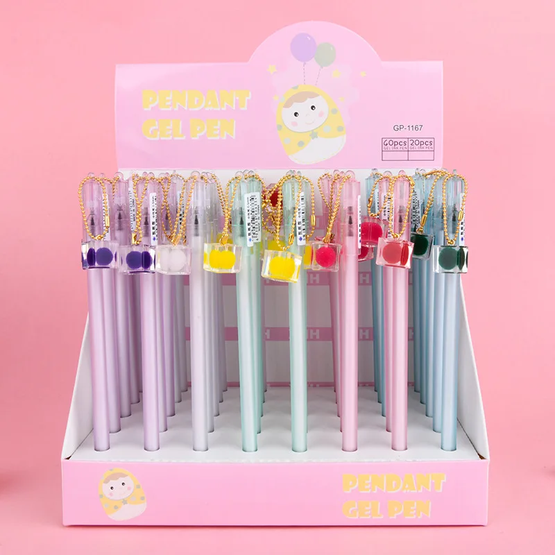 40 pcs/lot Fashion Cube Pendant Gel Pen Cute 0.5mm Black Ink Signature Pens Promotional Gift Stationery School Supplies
40 pcs/lot Fashion Cube Pendant Gel Pen Cute 0.5mm Black Ink Signature Pens Promotional Gift Stationery School Supplies