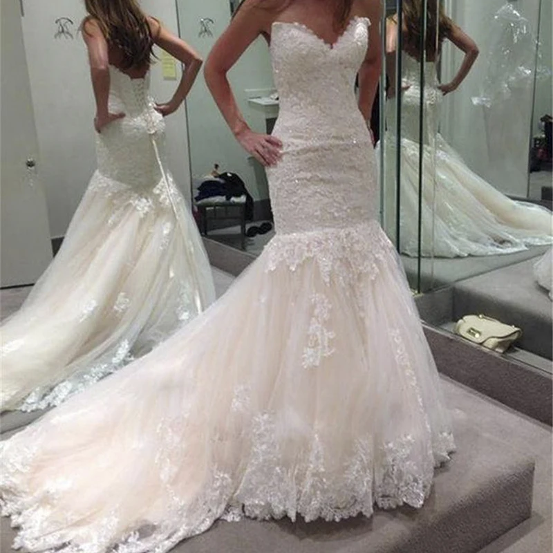 Vestidos de novia свадебное платье без бретелек длиной до пола без рукавов на шнуровке с открытой спиной из тюля в стиле русалки свадебное платье невесты
Vestidos de novia свадебное платье без бретелек длиной до пола без рукавов на шнуровке с открытой спиной из тюля в стиле русалки свадебное платье невесты