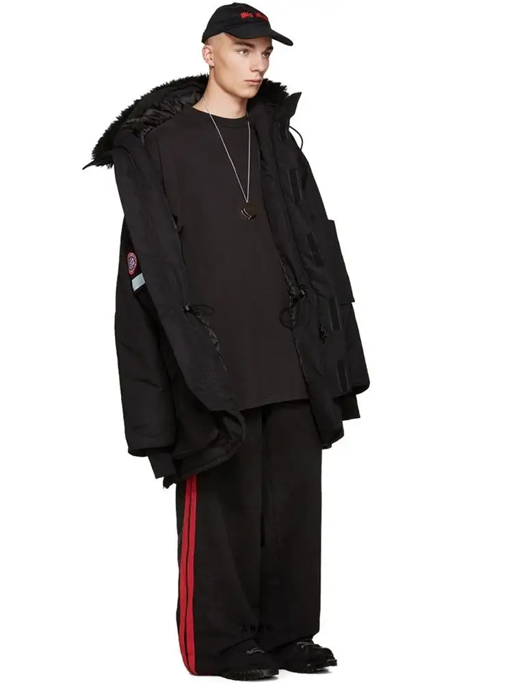 Men's new style men's hair stylist fashion trend red side seams casual plus-size wide-leg pants singer stage style clothing
Men's new style men's hair stylist fashion trend red side seams casual plus-size wide-leg pants singer stage style clothing