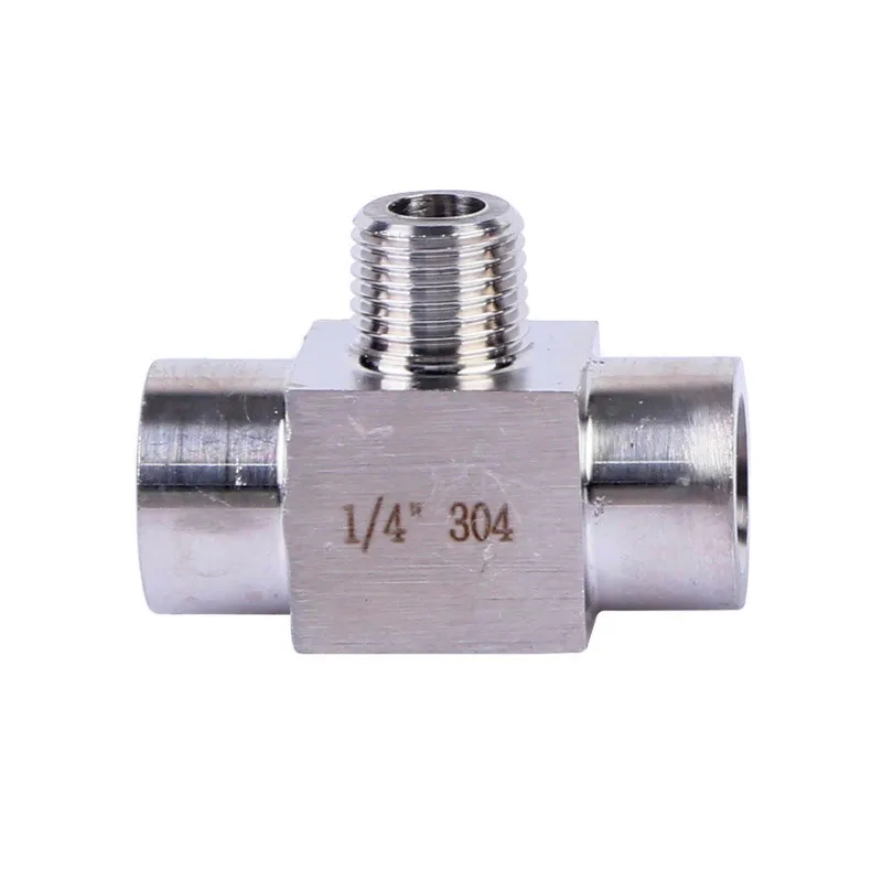 1/8 "1/4" 3/8 "1/2" BSP Женский x Мужской х Женский 304 Нержавеющая сталь 3 Way Pipe Fitting высокое Давление тройник разъем
1/8 "1/4" 3/8 "1/2" BSP Женский x Мужской х Женский 304 Нержавеющая сталь 3 Way Pipe Fitting высокое Давление тройник разъем
