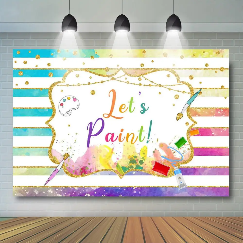 Painting Party Backdrop, Girls Art Birthday Party Decoration, Let's Painted Get Messy Art Themed Party Banner
Painting Party Backdrop, Girls Art Birthday Party Decoration, Let's Painted Get Messy Art Themed Party Banner