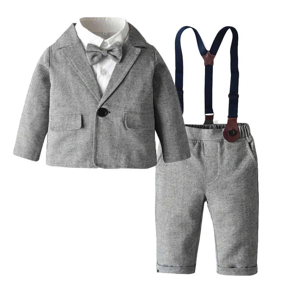Kids Wedding Formal Suit Set Boys Toddlers Spring Winter Clothes School Coat Jacket Children Cotton Overalls Pants
Kids Wedding Formal Suit Set Boys Toddlers Spring Winter Clothes School Coat Jacket Children Cotton Overalls Pants