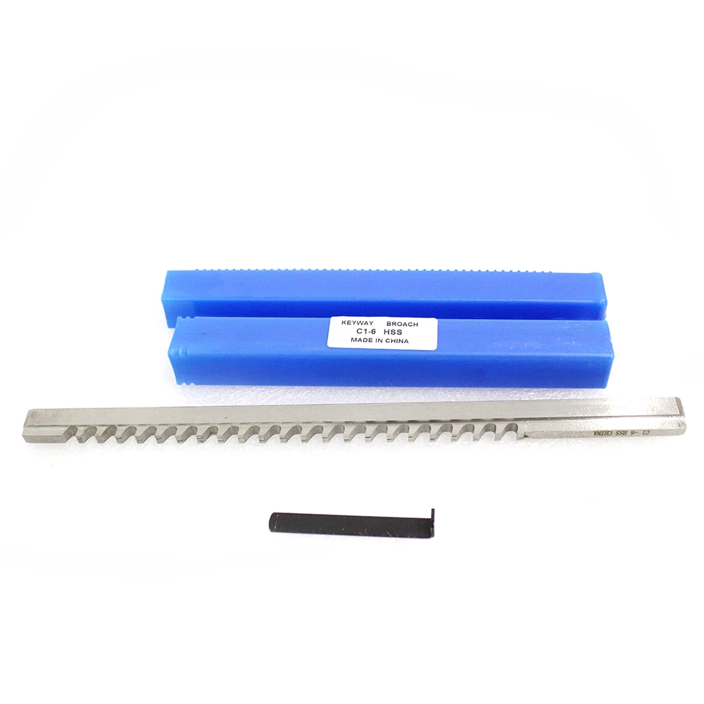 HSS 6mm C1 Push-Type Keyway Broach Metric Size HSS Keyway Cutting Tool for CNC Router Metalworking
HSS 6mm C1 Push-Type Keyway Broach Metric Size HSS Keyway Cutting Tool for CNC Router Metalworking