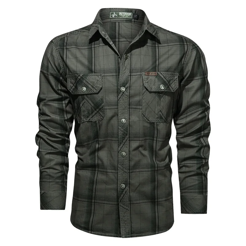 Estilo casual con camisa a cuadros