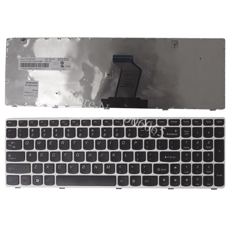 Новая английская клавиатура для ноутбука Lenovo G580 Z580 Z580A G585 Z585 US
Новая английская клавиатура для ноутбука Lenovo G580 Z580 Z580A G585 Z585 US