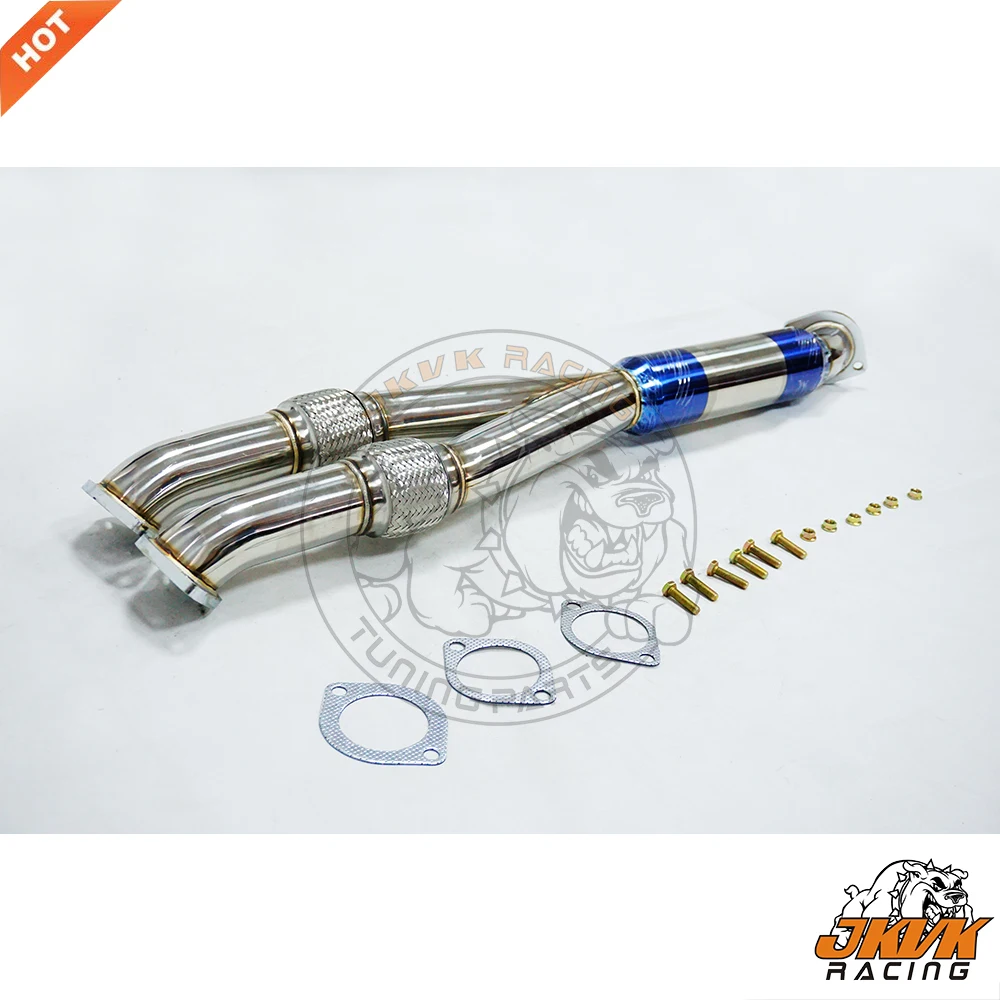 JKVK RACING 102mm Titanium Turbo Y Pipe Y- Pipes Mid Pipe Resonated For GTR GT-R R35 2009-2012
JKVK RACING 102mm Titanium Turbo Y Pipe Y- Pipes Mid Pipe Resonated For GTR GT-R R35 2009-2012