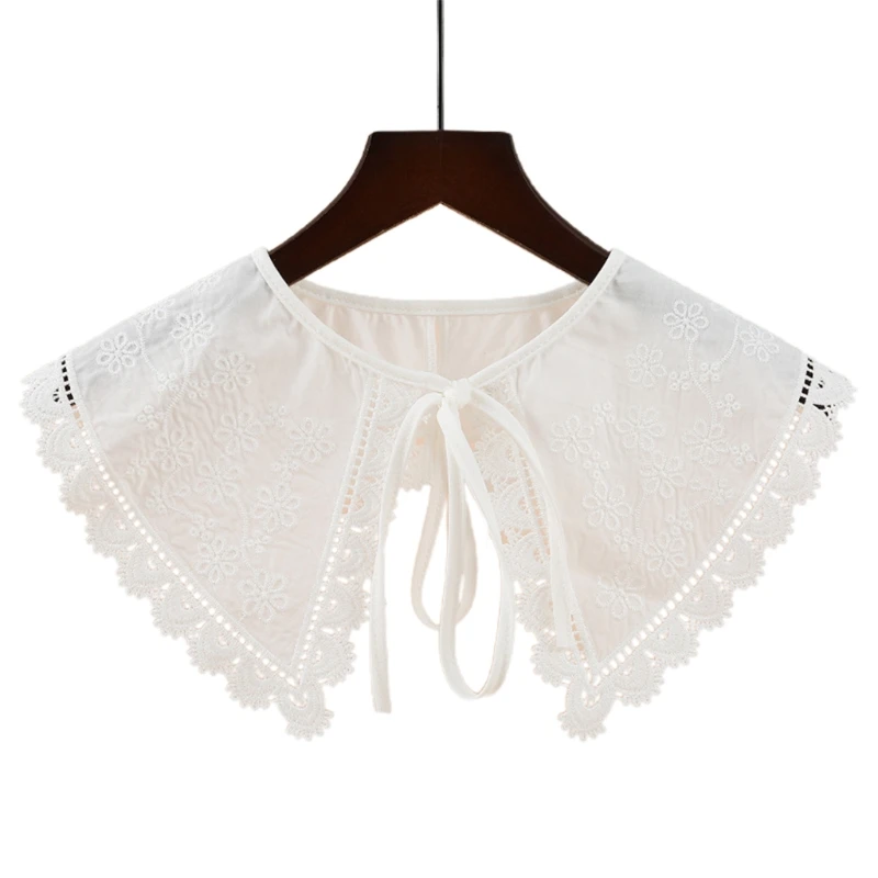 Japanese Stylish Fake Collar Dickey for Women Girls Floral Embroidered Lace White Shawl Scarf Student Necklace Capelet
Japanese Stylish Fake Collar Dickey for Women Girls Floral Embroidered Lace White Shawl Scarf Student Necklace Capelet