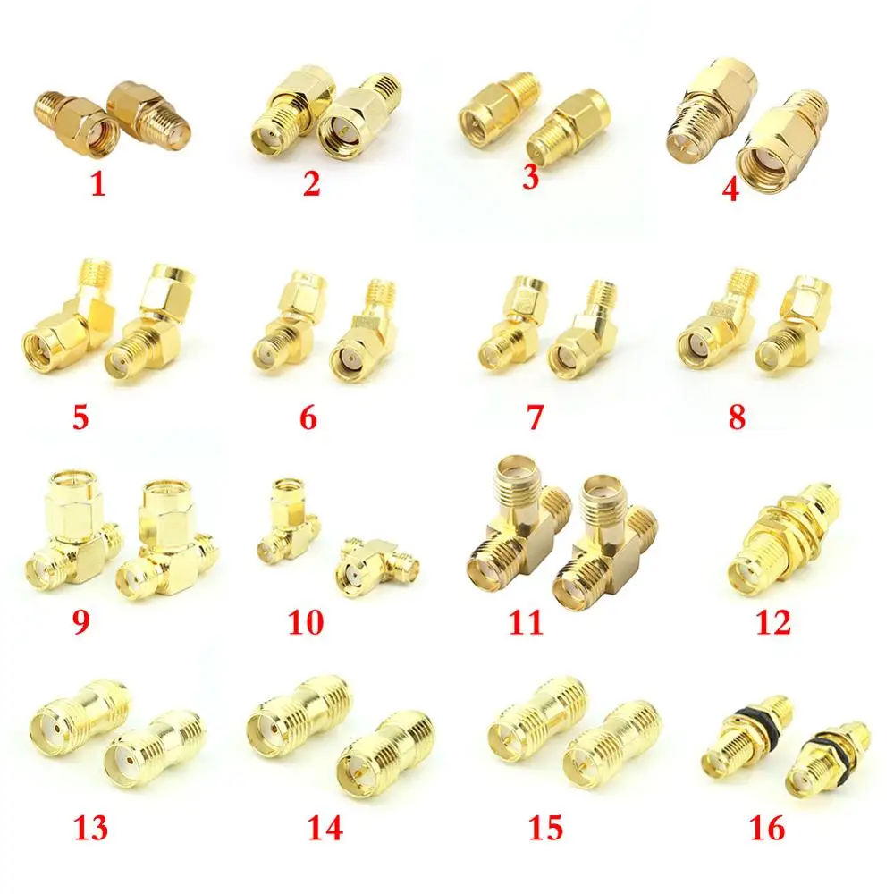 2Pcs SMA to SMA Male Female RF Coaxial SMA Adapter Kit RF Coax Coupling Nut barrel Connector Converter For WIFI
2Pcs SMA to SMA Male Female RF Coaxial SMA Adapter Kit RF Coax Coupling Nut barrel Connector Converter For WIFI