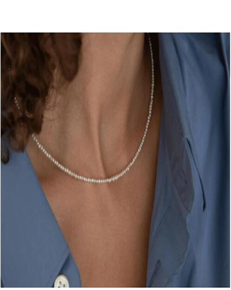 2mm white pearl necklace gold clasp extend chain natural Freshwater PEARL Women Jewelry 14 inch 17 inch 35cm 43cm
2mm white pearl necklace gold clasp extend chain natural Freshwater PEARL Women Jewelry 14 inch 17 inch 35cm 43cm