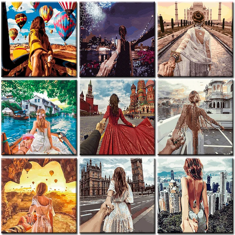 40x50cm Girl Painting By Numbers Scenery City Frame Canvas For Adults Diy Kit Drawing Picture Coloring By Number Decoration Art
40x50cm Girl Painting By Numbers Scenery City Frame Canvas For Adults Diy Kit Drawing Picture Coloring By Number Decoration Art