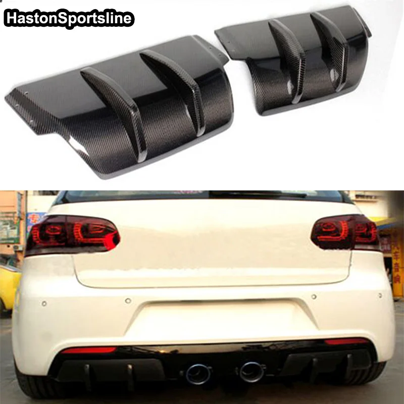 Carbon Fiber Rear Bumper Splitter Aprons For Volkswagen VW Golf 6 VI MK6 R20 Bumper 2010~2013
Carbon Fiber Rear Bumper Splitter Aprons For Volkswagen VW Golf 6 VI MK6 R20 Bumper 2010~2013