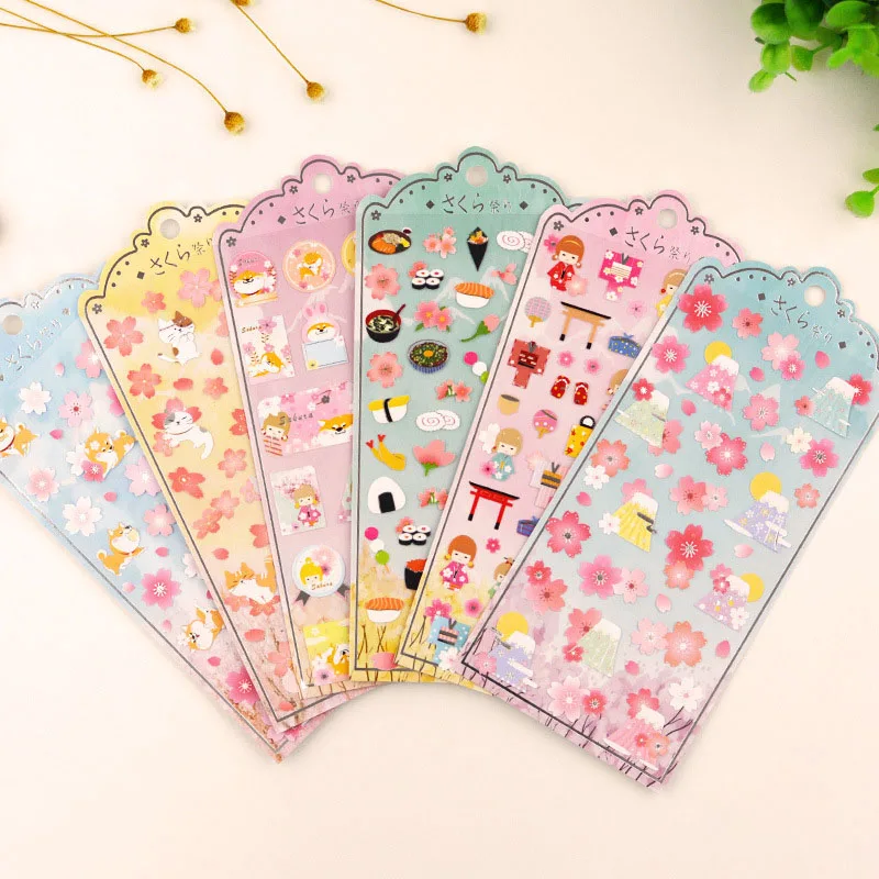 Sharkbang 1 Pack Kawaii Cherry Blossoms Series Sticker Cartoon Scrapbooking Sticker Planner Notebook Decorations Kids Stationery
Sharkbang 1 Pack Kawaii Cherry Blossoms Series Sticker Cartoon Scrapbooking Sticker Planner Notebook Decorations Kids Stationery