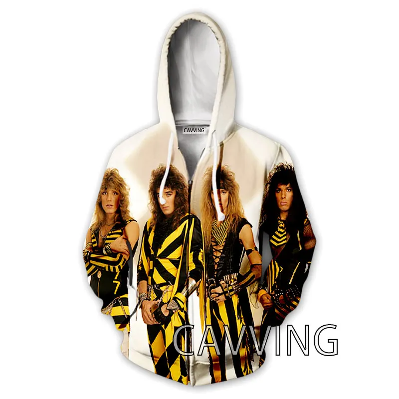 CAVVING 3D Print Stryper Rock Zipper Hoodies Zip Hooded Sweatshirt Harajuku Hoodie Sweatshirt for Men/women Z02
CAVVING 3D Print Stryper Rock Zipper Hoodies Zip Hooded Sweatshirt Harajuku Hoodie Sweatshirt for Men/women Z02