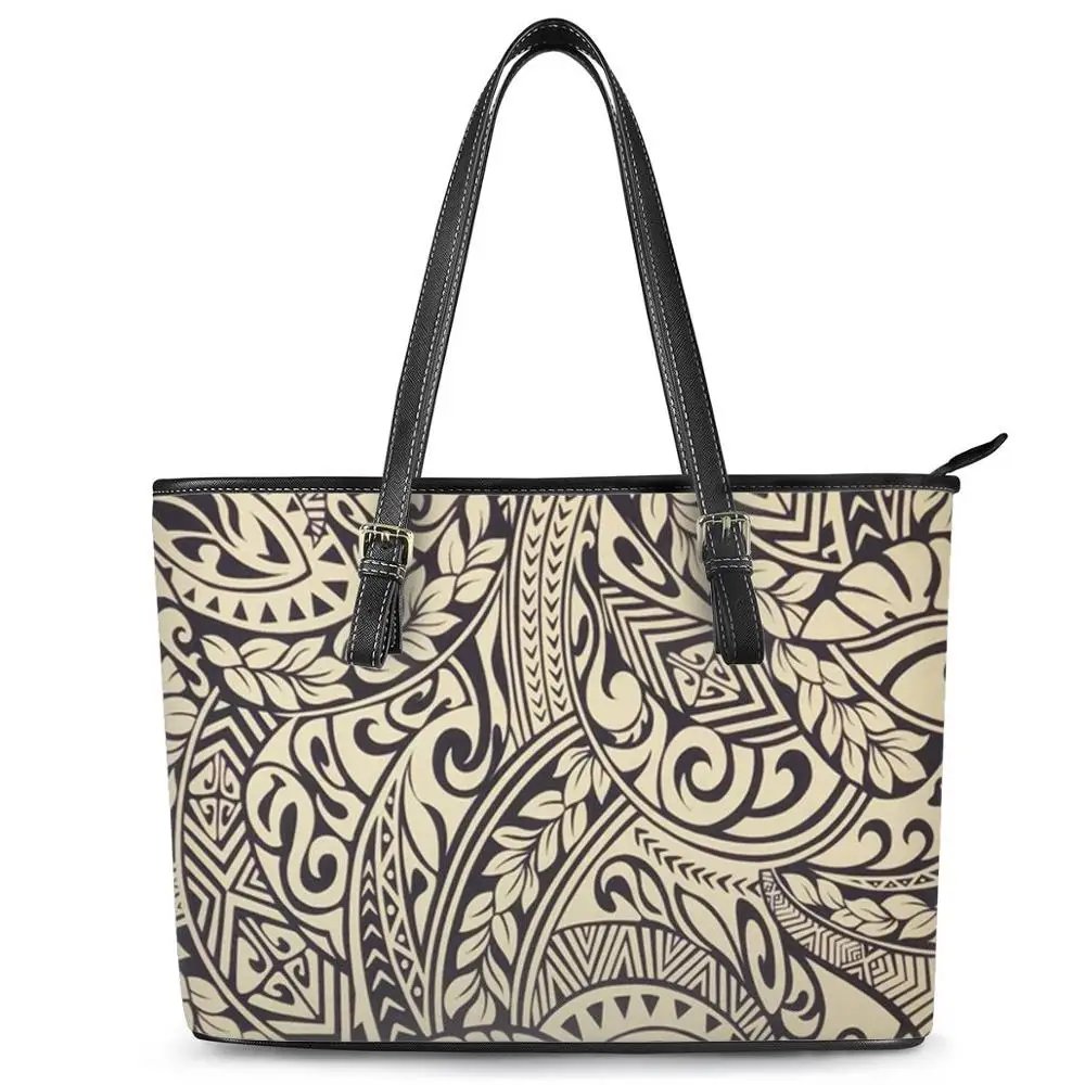 Traditional Tribal Polynesian style Printing Custom Large Capacity Shoulder Handbags Famous Brands Designer Womens Handbags
Traditional Tribal Polynesian style Printing Custom Large Capacity Shoulder Handbags Famous Brands Designer Womens Handbags