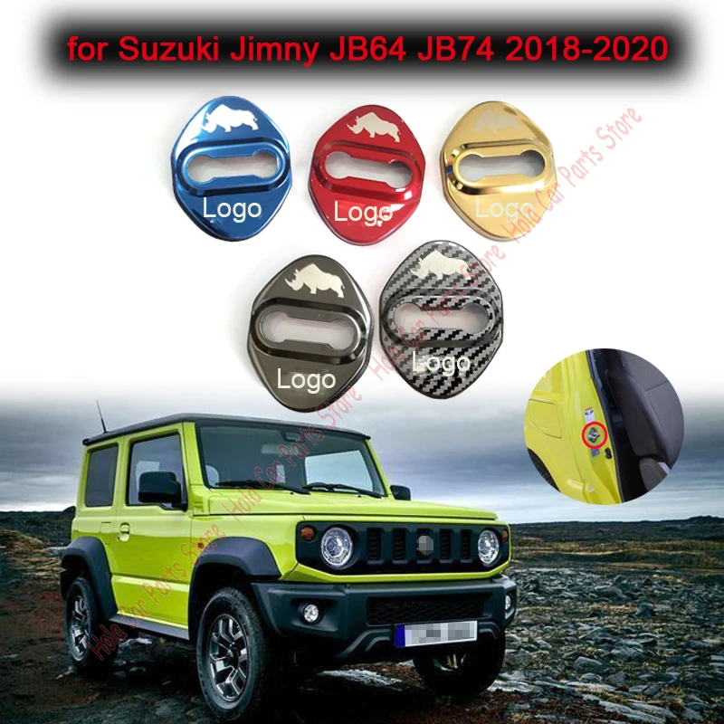 Car Door Lock Cover for Suzuki Jimny JB64 JB64W JB74 JB74W 2018-2020 Door Lock Trim Decoration Protective Cover Sticker
Car Door Lock Cover for Suzuki Jimny JB64 JB64W JB74 JB74W 2018-2020 Door Lock Trim Decoration Protective Cover Sticker