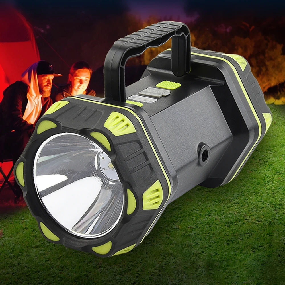 8 Modes LED Portable Spotlight Rechargeable Outdoor Searchlight Waterproof LED Flashlight for Camping Fishing Working at Night
8 Modes LED Portable Spotlight Rechargeable Outdoor Searchlight Waterproof LED Flashlight for Camping Fishing Working at Night