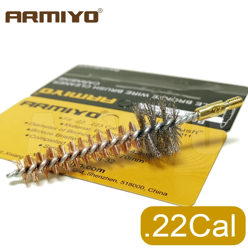 Armiyo .223Cal 5.56mm Cleaning Chamber Brushes Bronze Stainless Bristle Gun Brush for ar m4 Hunting Accessories Thread 8-32
Armiyo .223Cal 5.56mm Cleaning Chamber Brushes Bronze Stainless Bristle Gun Brush for ar m4 Hunting Accessories Thread 8-32