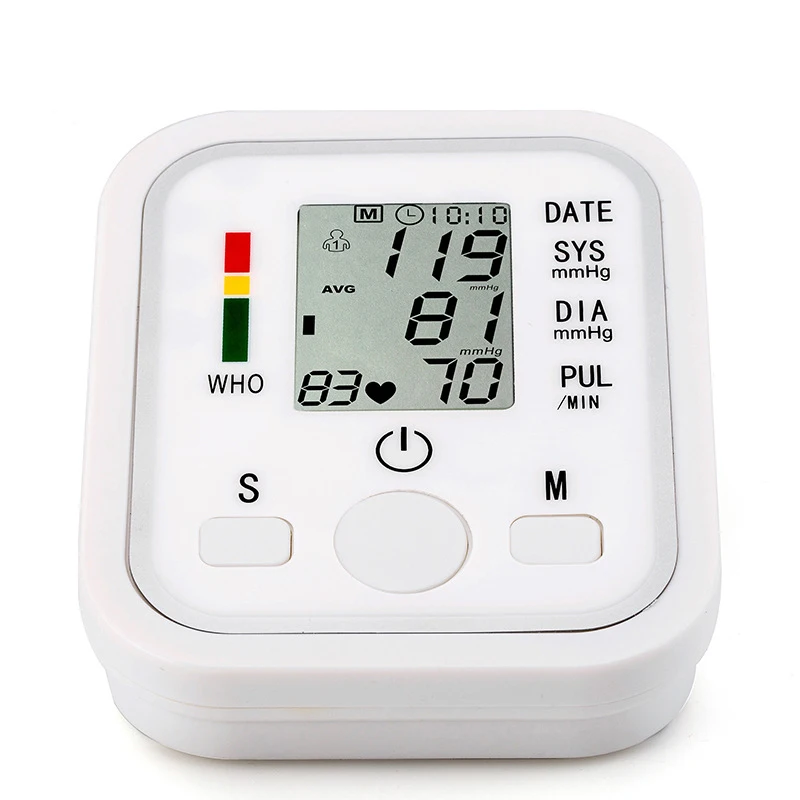 Automatic Digital Upper Arm Blood Pressure Monitor LCD & Cuff Medical Measuring BP & Pulse Rate Blood Pressure Monitors Unisex
Automatic Digital Upper Arm Blood Pressure Monitor LCD & Cuff Medical Measuring BP & Pulse Rate Blood Pressure Monitors Unisex