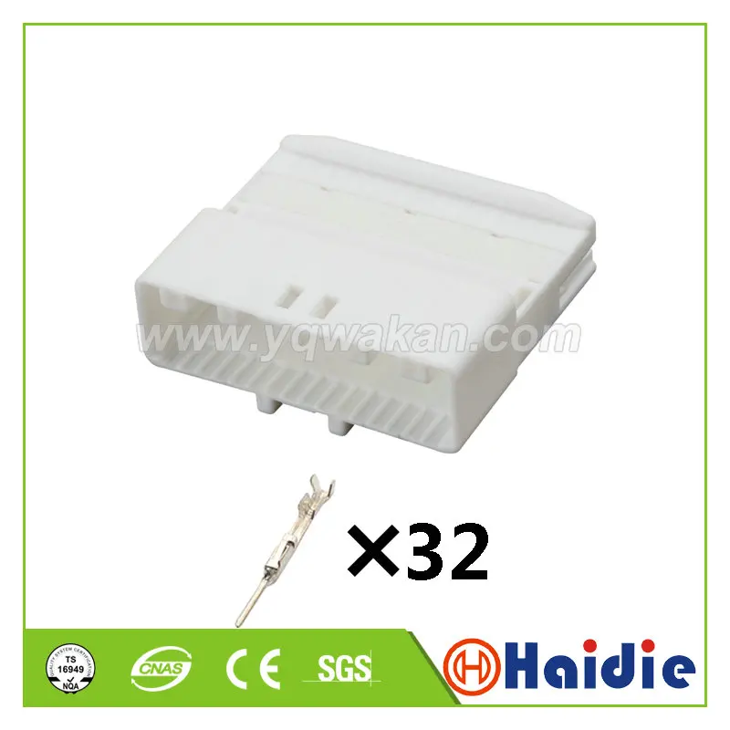 2set 32pin Auto electric male automotive wiring harness unsealed pcb connector 1612268-1
2set 32pin Auto electric male automotive wiring harness unsealed pcb connector 1612268-1