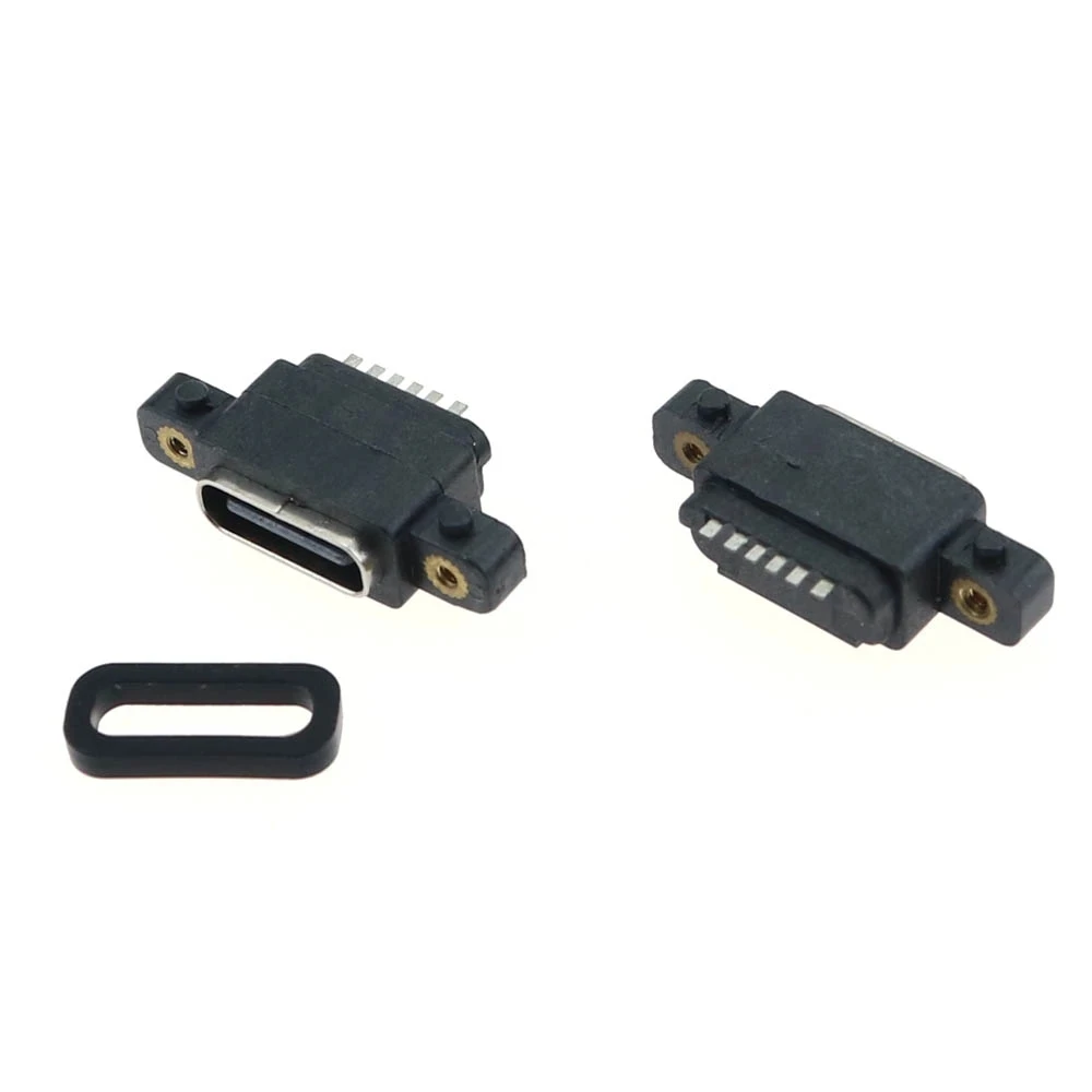 5-10pcs USB 3.1 Type-C 6Pin Female Power Connector Port With Screw Hole For DIY PCB Design High Current Fast Charging Jack
5-10pcs USB 3.1 Type-C 6Pin Female Power Connector Port With Screw Hole For DIY PCB Design High Current Fast Charging Jack