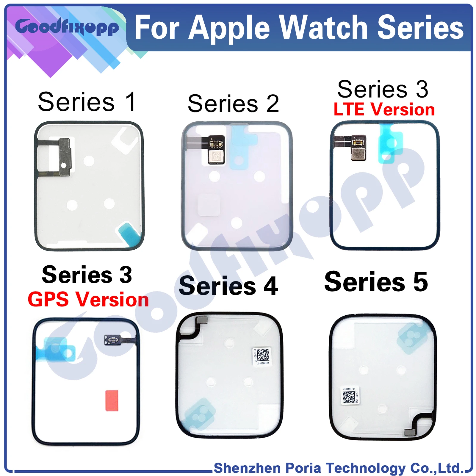 New 3D Touch Sensor For Apple Watch Series 1 2 3 4 5 SE 38mm 42mm 40mm 44mm Touch Screen Force Sensor Flex Cable
New 3D Touch Sensor For Apple Watch Series 1 2 3 4 5 SE 38mm 42mm 40mm 44mm Touch Screen Force Sensor Flex Cable