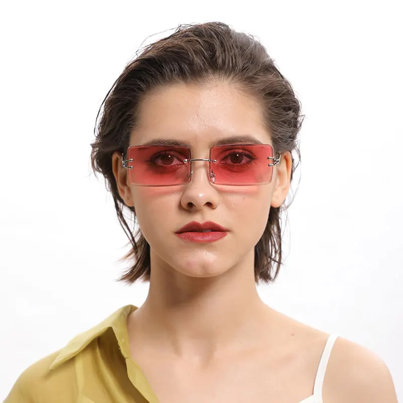 mimiyou Rimless Rectangle Sunglasses Women Retro Gradient Fashion Sunglasses Men SunGlasses Brand UV400 Eyeglasses Shades
mimiyou Rimless Rectangle Sunglasses Women Retro Gradient Fashion Sunglasses Men SunGlasses Brand UV400 Eyeglasses Shades