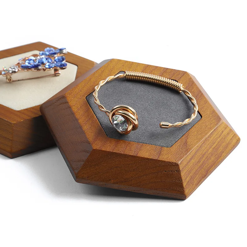 Creative props wooden jewelry rings earrings bracelets microfiber small ornaments display stand available on both sides
Creative props wooden jewelry rings earrings bracelets microfiber small ornaments display stand available on both sides