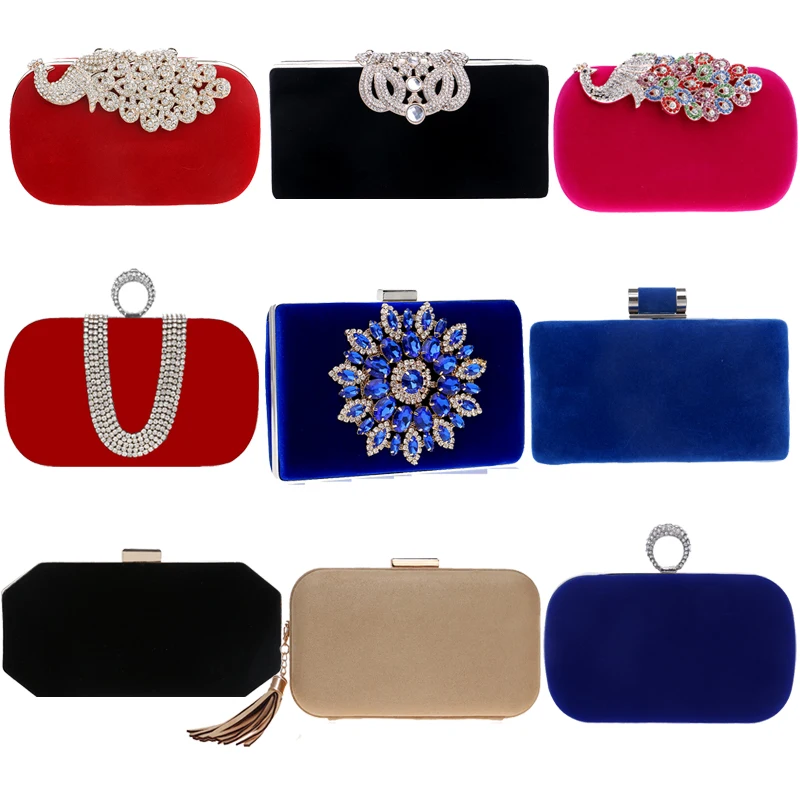 Rhinestones Flower Small Day Clutch Party Diamonds Lady Dress Shoulder Chain Handbags for Purse Velvet Luxury Women Evening Bag
Rhinestones Flower Small Day Clutch Party Diamonds Lady Dress Shoulder Chain Handbags for Purse Velvet Luxury Women Evening Bag