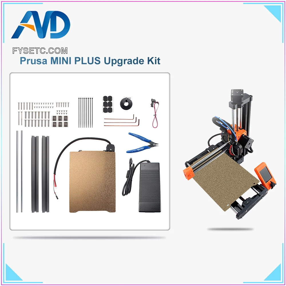 Upgrade for Clone Prusa MINI PLUS hot bed steel plate profile kit for clone Upgrade Prusa mini pro
Upgrade for Clone Prusa MINI PLUS hot bed steel plate profile kit for clone Upgrade Prusa mini pro