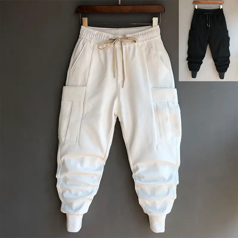 Fashion Spring Hip hop Cargo Pants Men Loose Joggers Streetwear Harem Pants Clothes Cuffed Ankle length Trousers
Fashion Spring Hip hop Cargo Pants Men Loose Joggers Streetwear Harem Pants Clothes Cuffed Ankle length Trousers