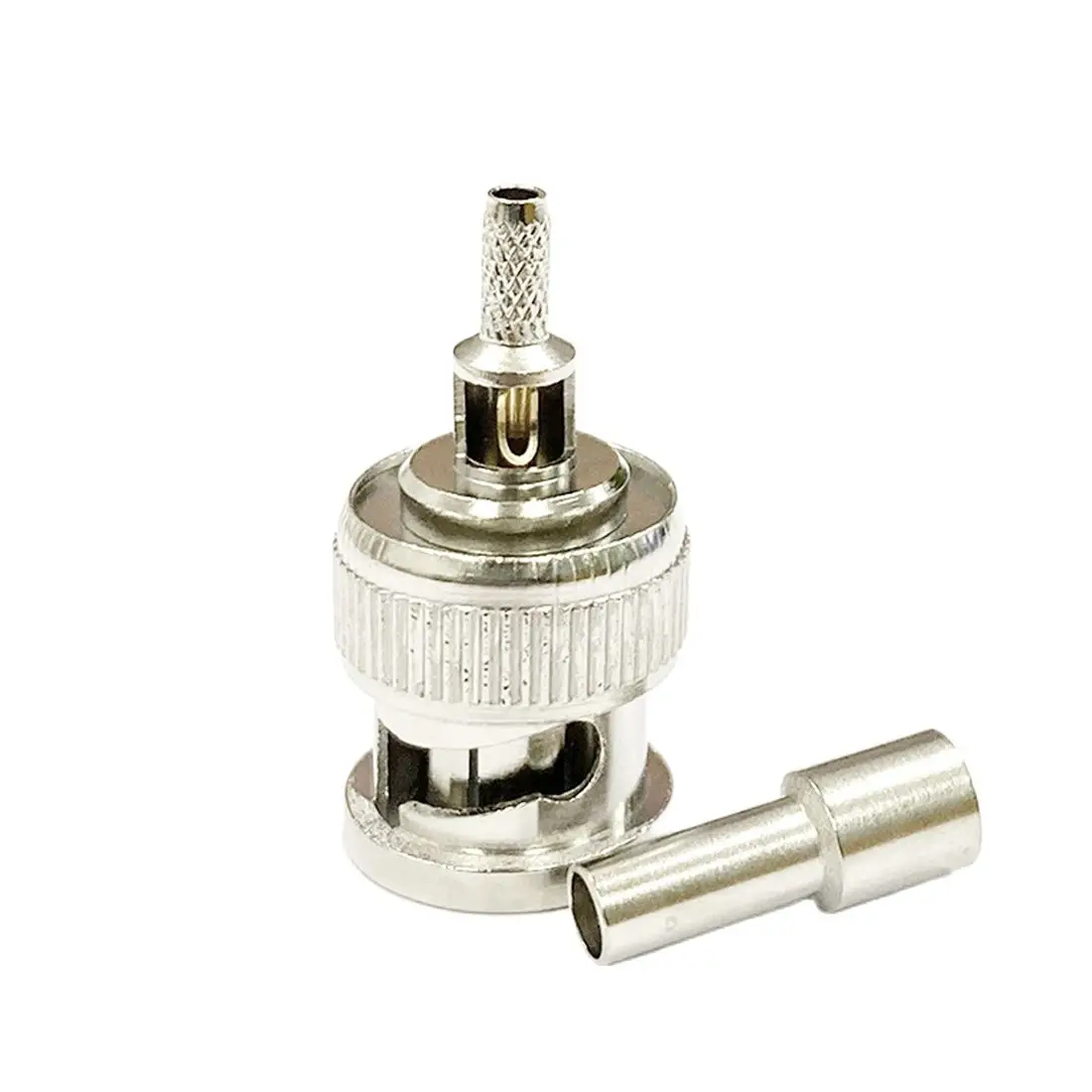 1pc BNC Male Plug RF Coax Convertor Connector Crimp RG316 RG174 LMR100 Straight Nickelplated New Wholesale
1pc BNC Male Plug RF Coax Convertor Connector Crimp RG316 RG174 LMR100 Straight Nickelplated New Wholesale