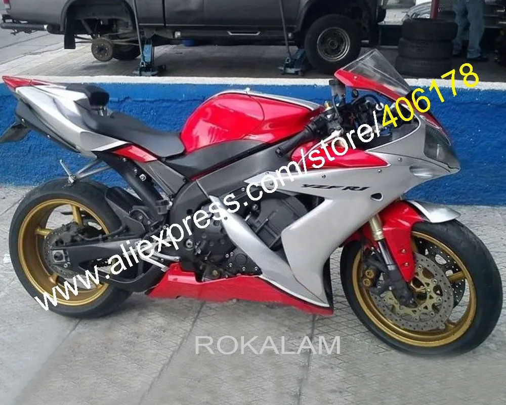 For Yamaha YZF-R1 YZF R1 2004 2005 2006 YZF1000 04-06 YZFR1 YZF 1000 R1 ABS Fairing Kit (Injection molding)
For Yamaha YZF-R1 YZF R1 2004 2005 2006 YZF1000 04-06 YZFR1 YZF 1000 R1 ABS Fairing Kit (Injection molding)